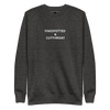 finespotted & cutthroat block letter sweatshirt (unisex)