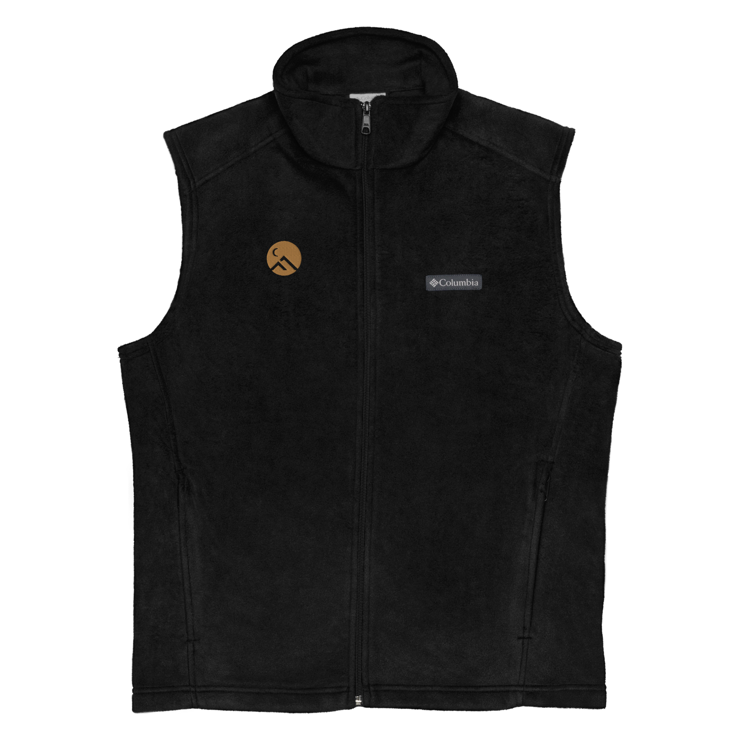 finespotted x columbia fleece vest