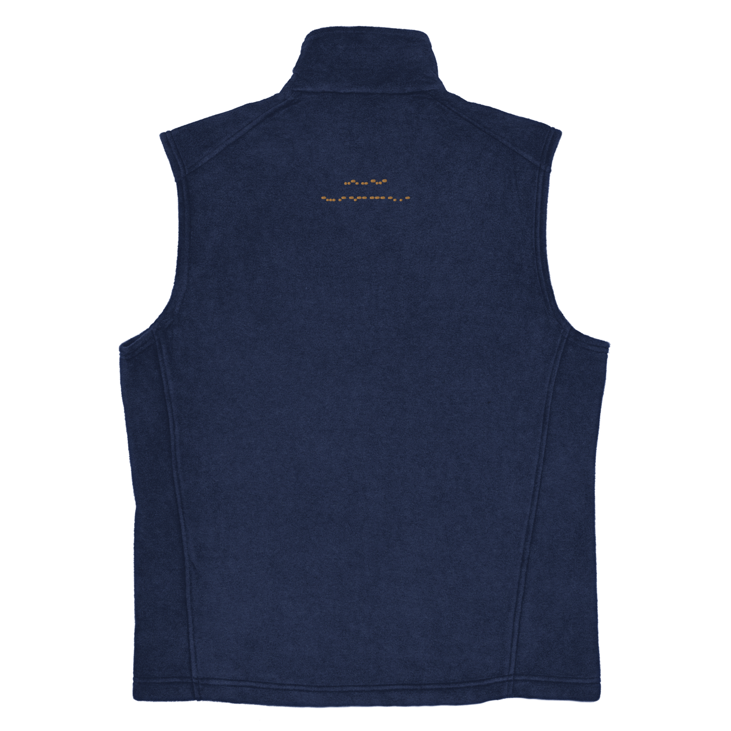 finespotted x columbia fleece vest