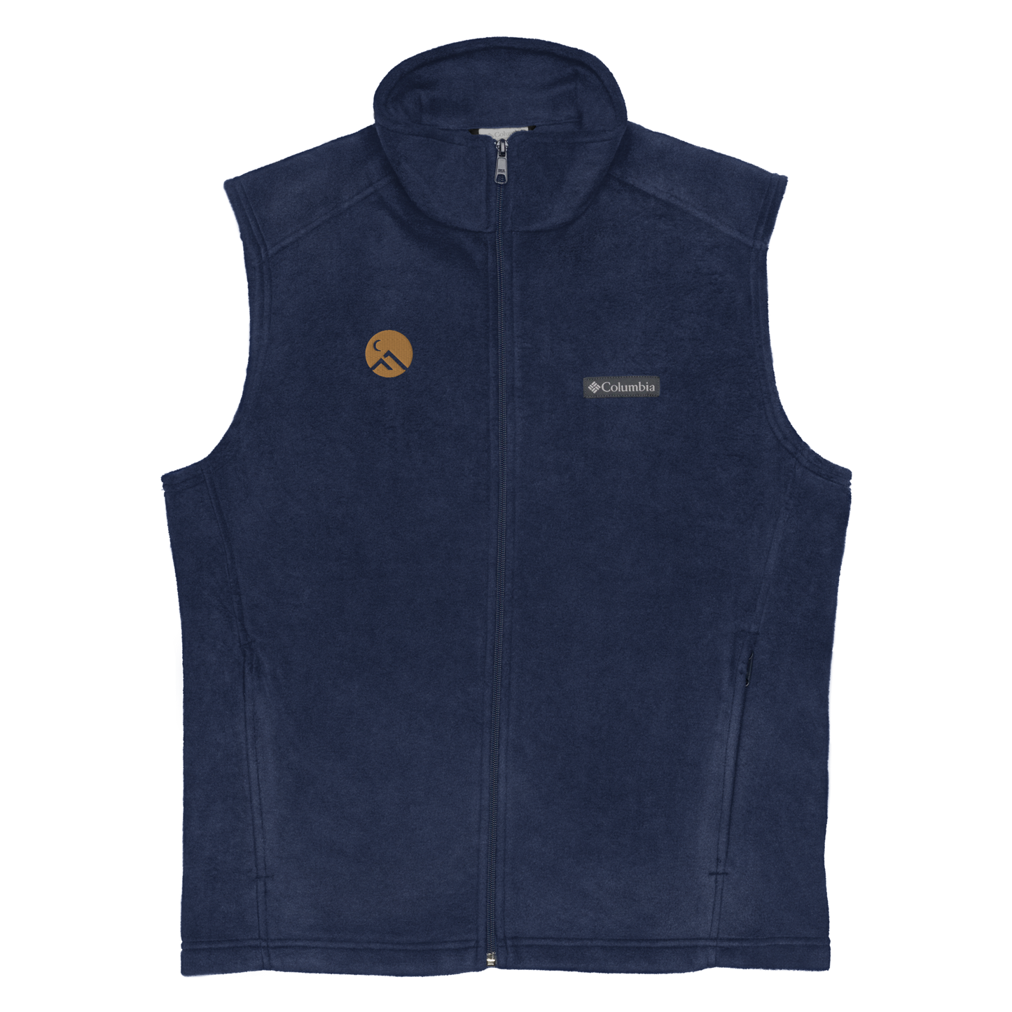 finespotted x columbia fleece vest